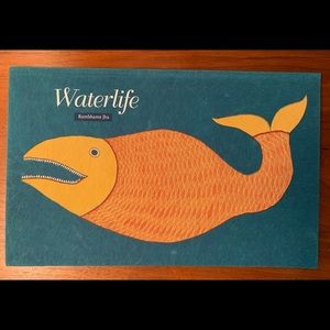 Waterlife Art Book    from    Rambharos Jha.  Numbered Edition 0776 of 5000